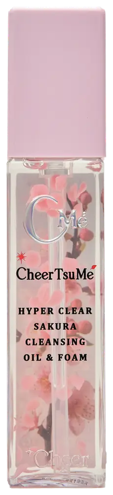 CMe CheerTsuMe Hyper Clear Sakura Cleansing Oil & Foam