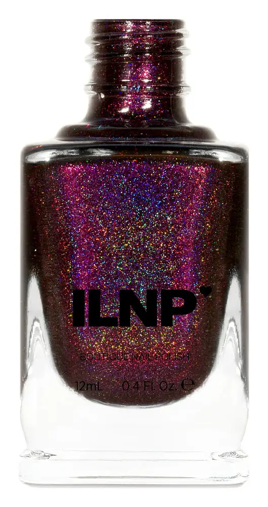 ILNP Holographic Nail Polish Black Orchid