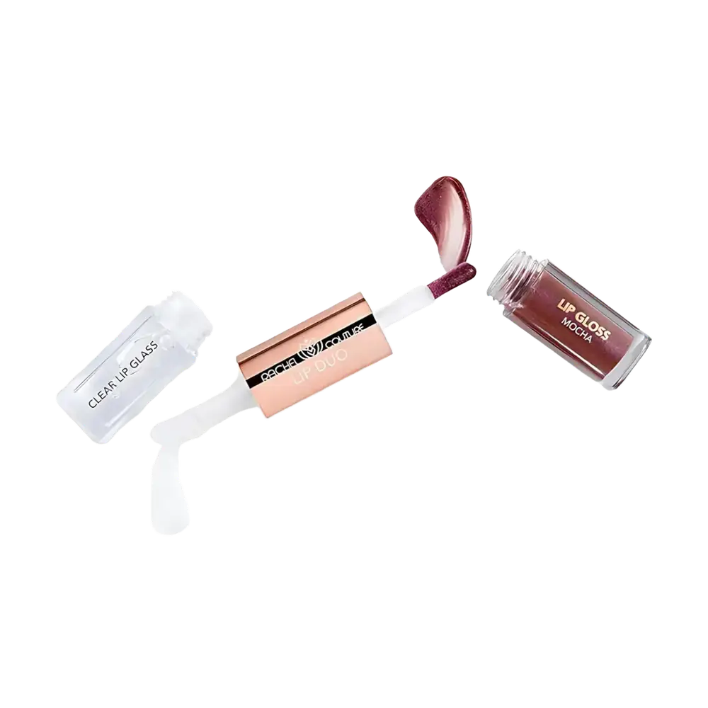 Rachel Couture Lip Duo Clear/Mocha