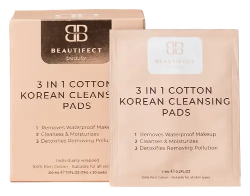 Beautifect 3 In 1 Cotton Korean Cleansing Pads