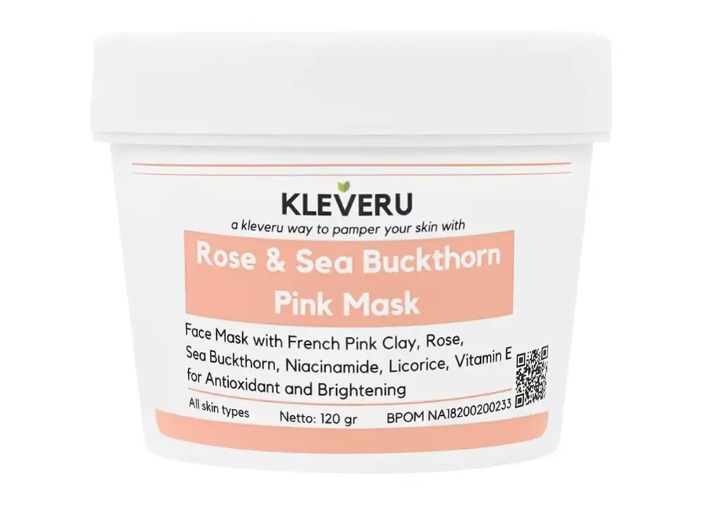 Kleveru Rose & Sea Buckthorn Pink Mask