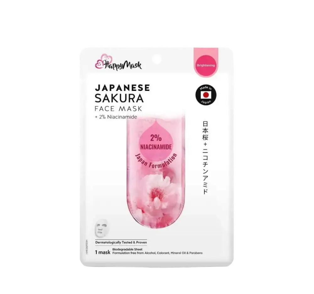 Guardian Happy Mask Japanese Sakura Face Mask