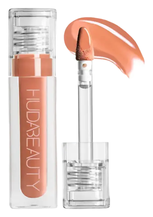 Huda Beauty Faux Filler Extra Shine Lip Gloss Honey