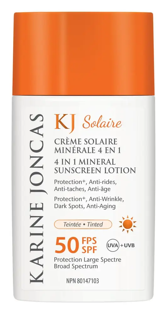 Karine Joncas 4 In 1 Mineral Sunscreen Lotion SPF 50 Tinted