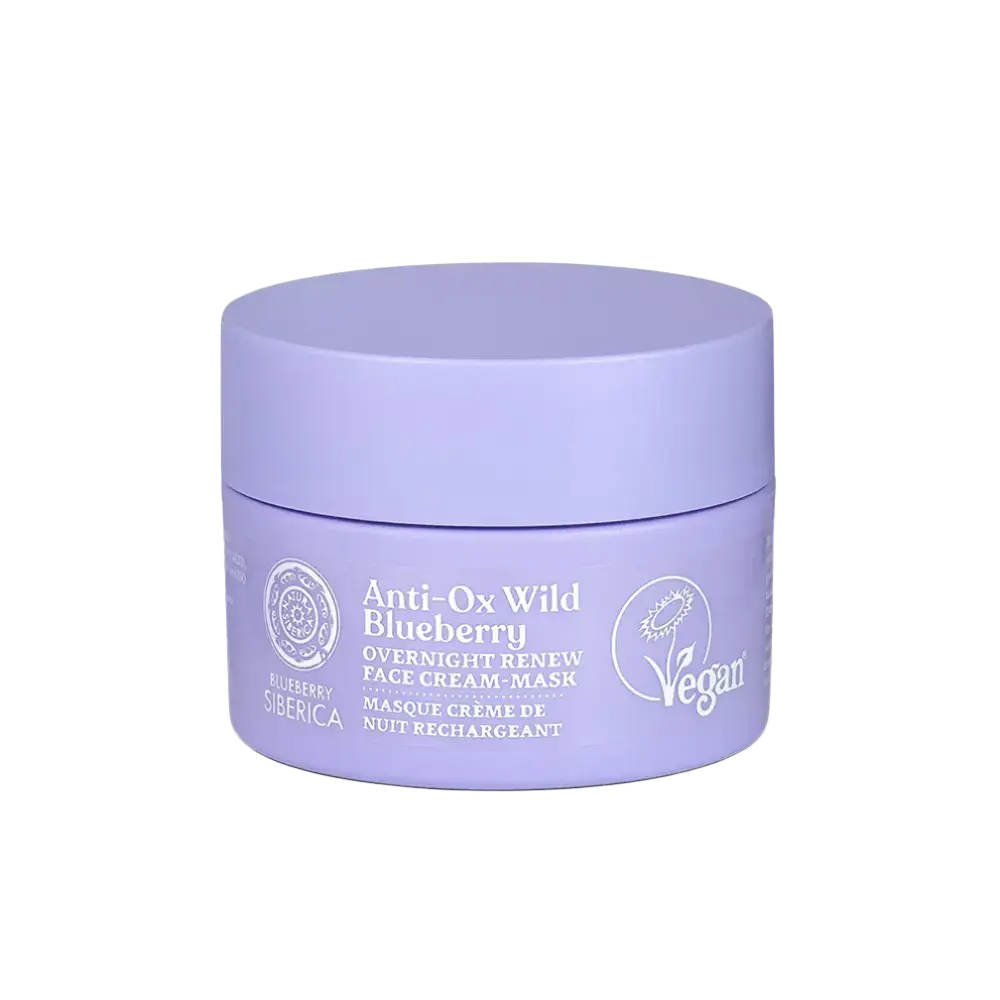 Natura Siberica Anti-Ox Wild Blueberry Overnight Renew Face Cream-Mask
