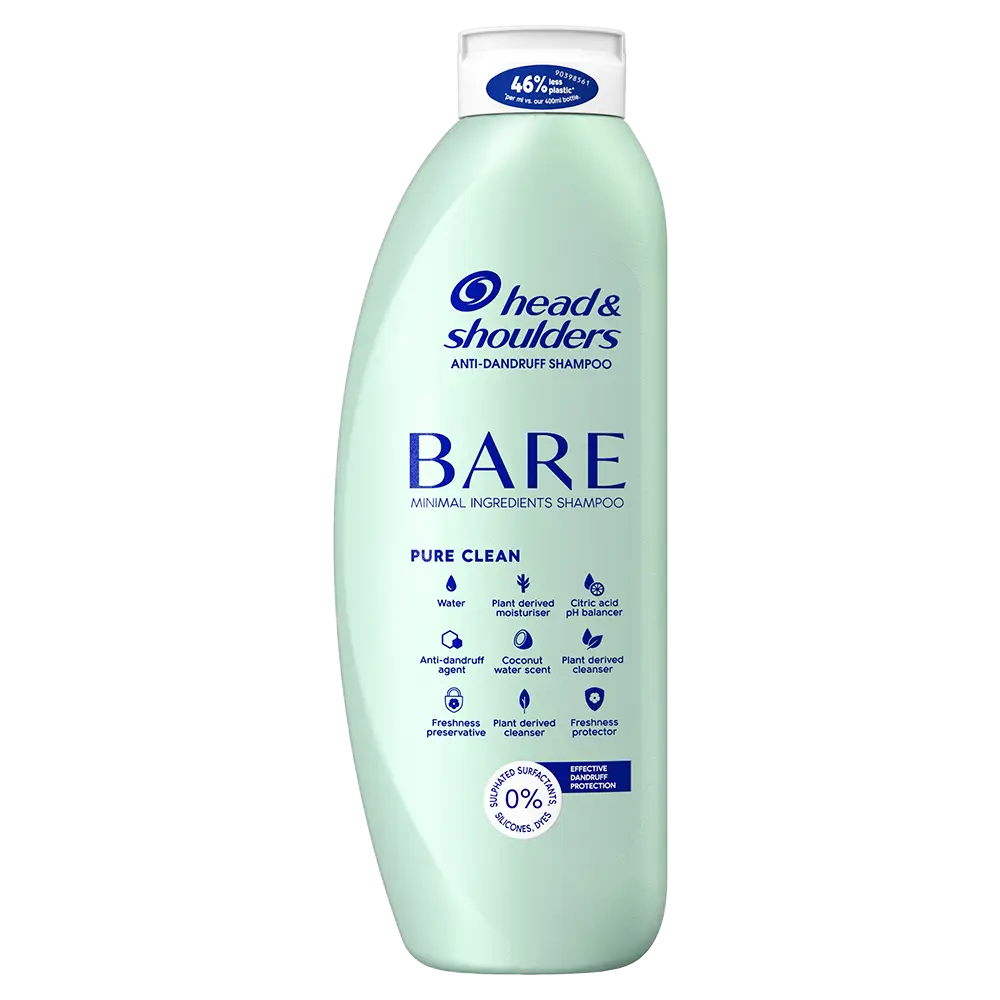 Head & Shoulders Bare Pure Clean Sulfate-Free Dandruff Shampoo UK