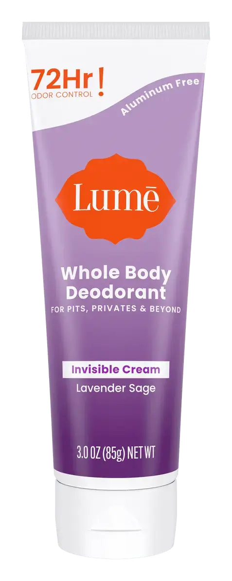 Lume Whole Body Deodorant Invisible Cream Lavender Sage