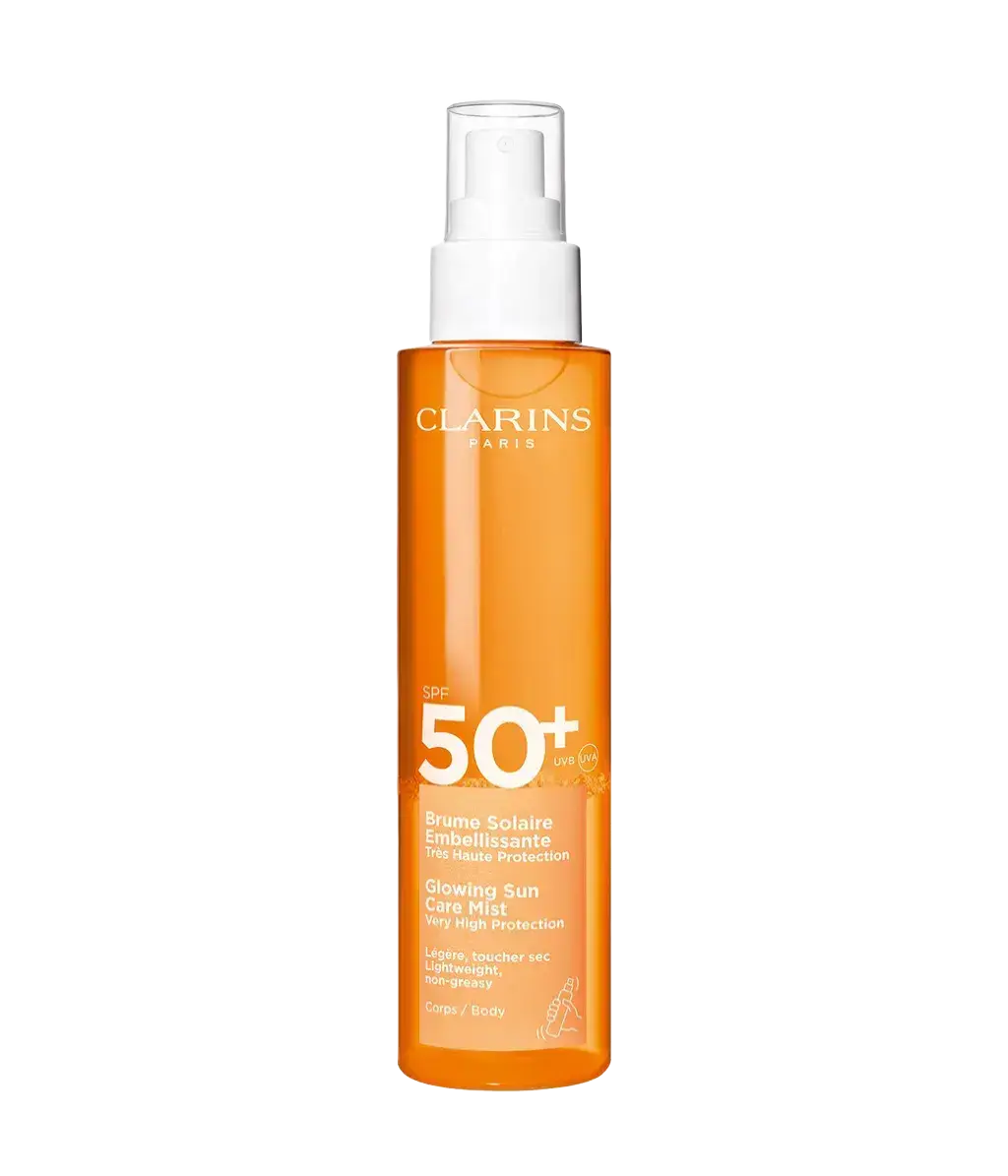Clarins Glowing Sun Care Body Mist SPF 50+