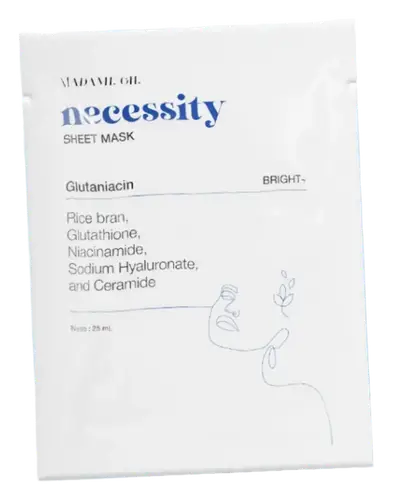 Madame Gie Necessity Sheet Mask Glutaniacin Bright+