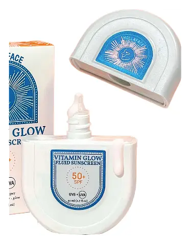 HOLLAFACE Vitamin Glow Fluid Sunscreen SPF 50+ Blueprint Edition
