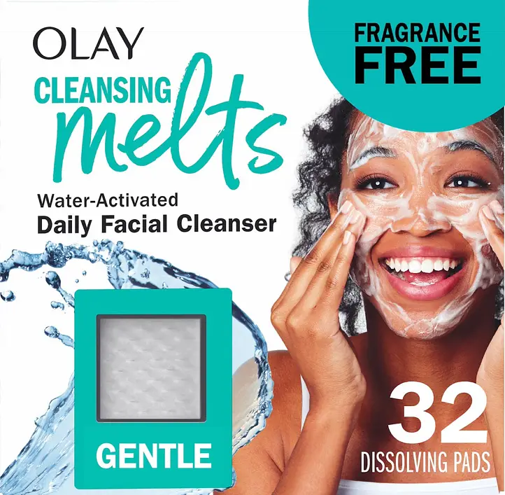 Olay Face Cleansing Melts Water-Activated Daily Facial Cleanser Gentle