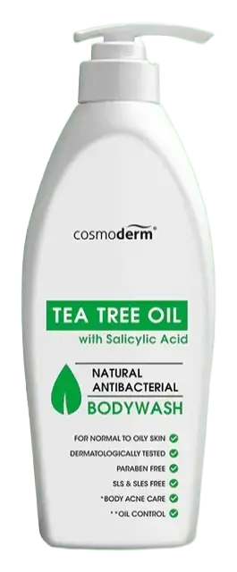 Cosmoderm Tea Tree Oil With Salicylic Acid Bodywash