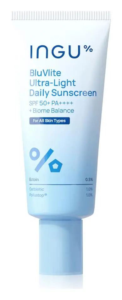 Ingu BluVlite Ultra-Light Daily Sunscreen + Biome Balance SPF 50+ PA++++