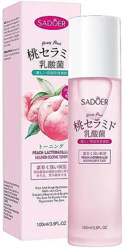 Sadoer Peach Lactobacillus Nourish Soothe Toner