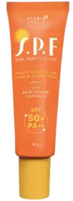 Studio Tropik Corrector Hybrid Sunscreen SPF 50+ Peach