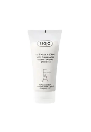 Ziaja Face Mask And Scrub Elagic Acid