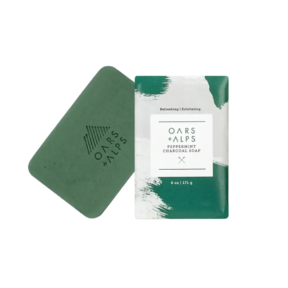 Oars + Alps Peppermint Charcoal Bar Soap