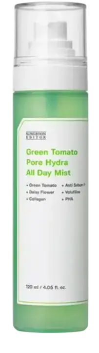 Sungboon Editor Green Tomato Pore Hydra All Day Mist