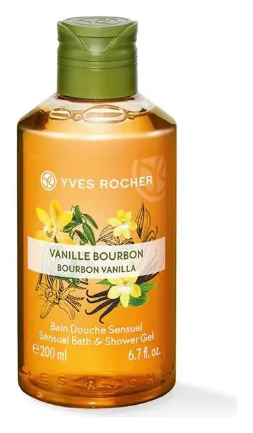 Yves Rocher Bourbon Vanilla Sensual Bath & Shower Gel USA