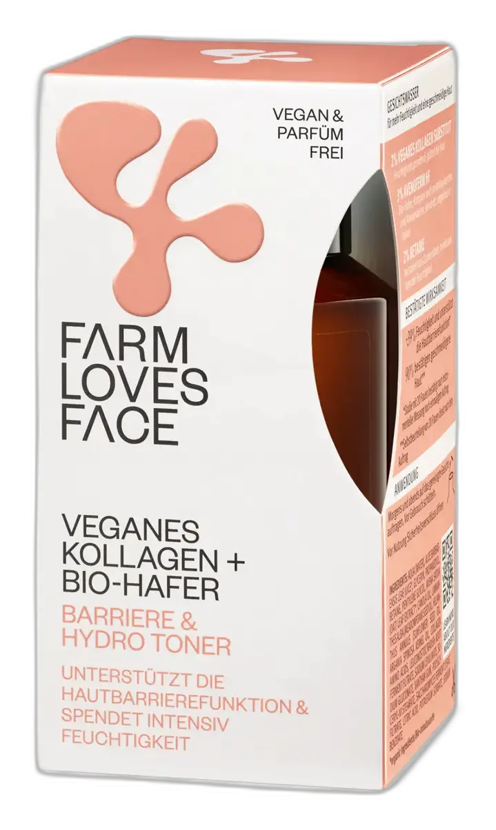Farm Loves Face Vegan Collagen + Organic Oat Barrier & Hydro Toner