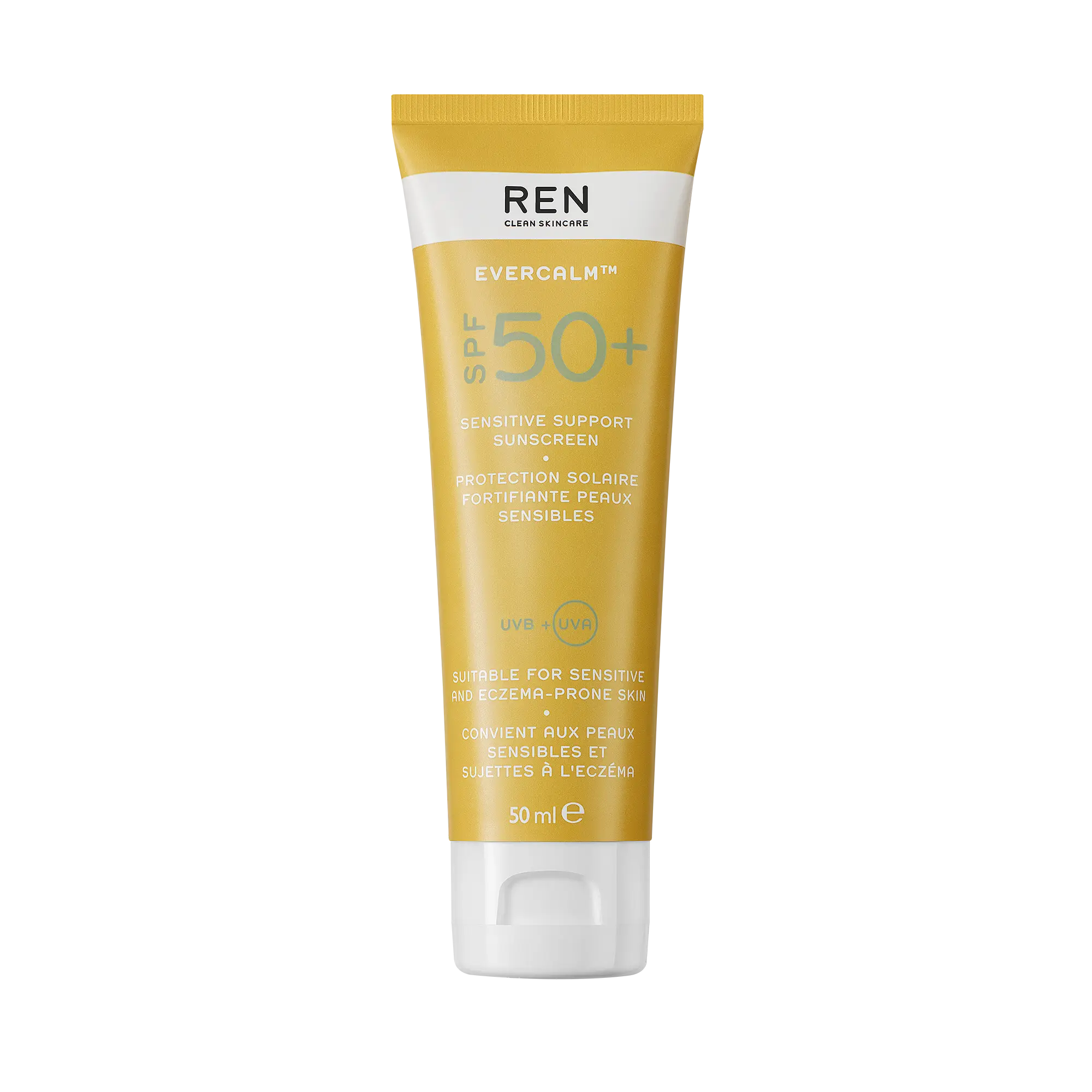 REN Clean Skincare Evercalm SPF 50+ Sensitive Support Sunscreen