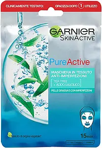 Garnier Pure Active Tea Tree + Salicylic Acid Sheet Mask UK