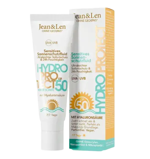 Jean&Len Hydro Protect Sensitives Sonnenschutzfluid SPF 50
