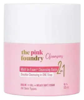 The Pink Foundry Melt To Foam Cleansing Balm