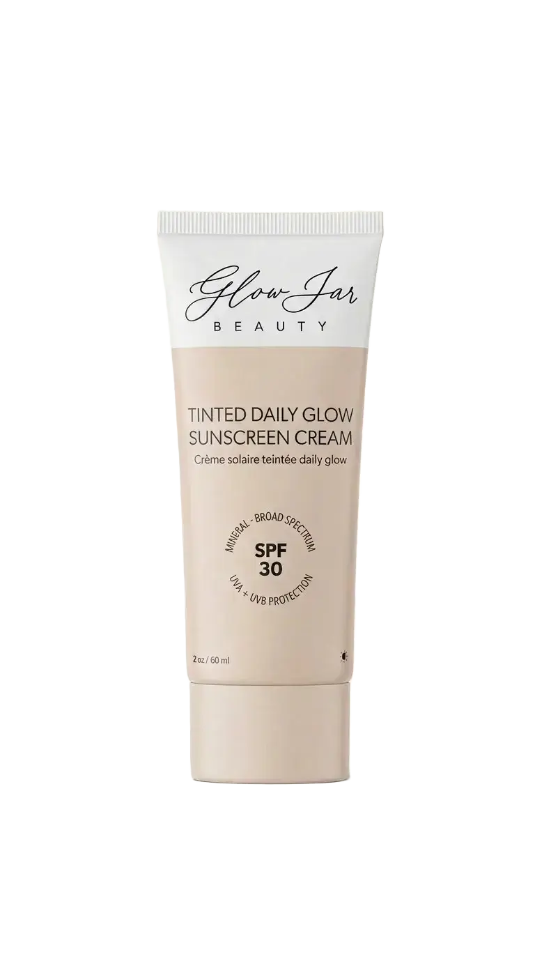 Glow Jar Beauty Tinted Daily Glow Sunscreen Cream SPF 30