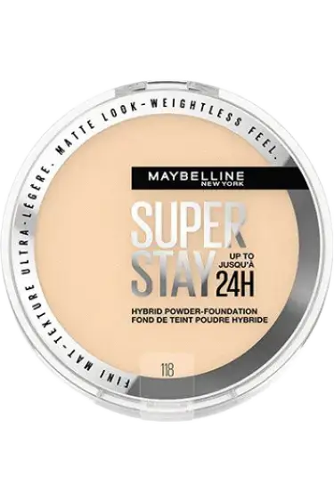 Maybelline Superstay 24H Hybrid Powder Foundation 118