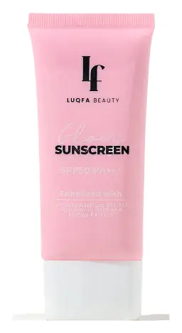 Luqfa Beauty Glowy Sunscreen SPF 50