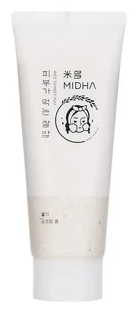 Midha Rice Bran Scrub Foam