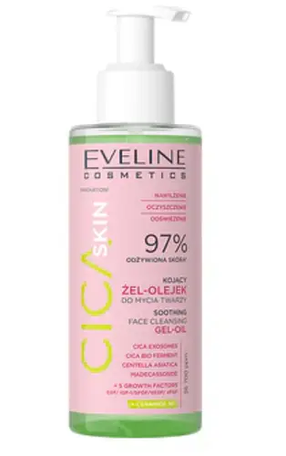 Eveline Cica Skin Soothing Facial Cleansing Gel Oil