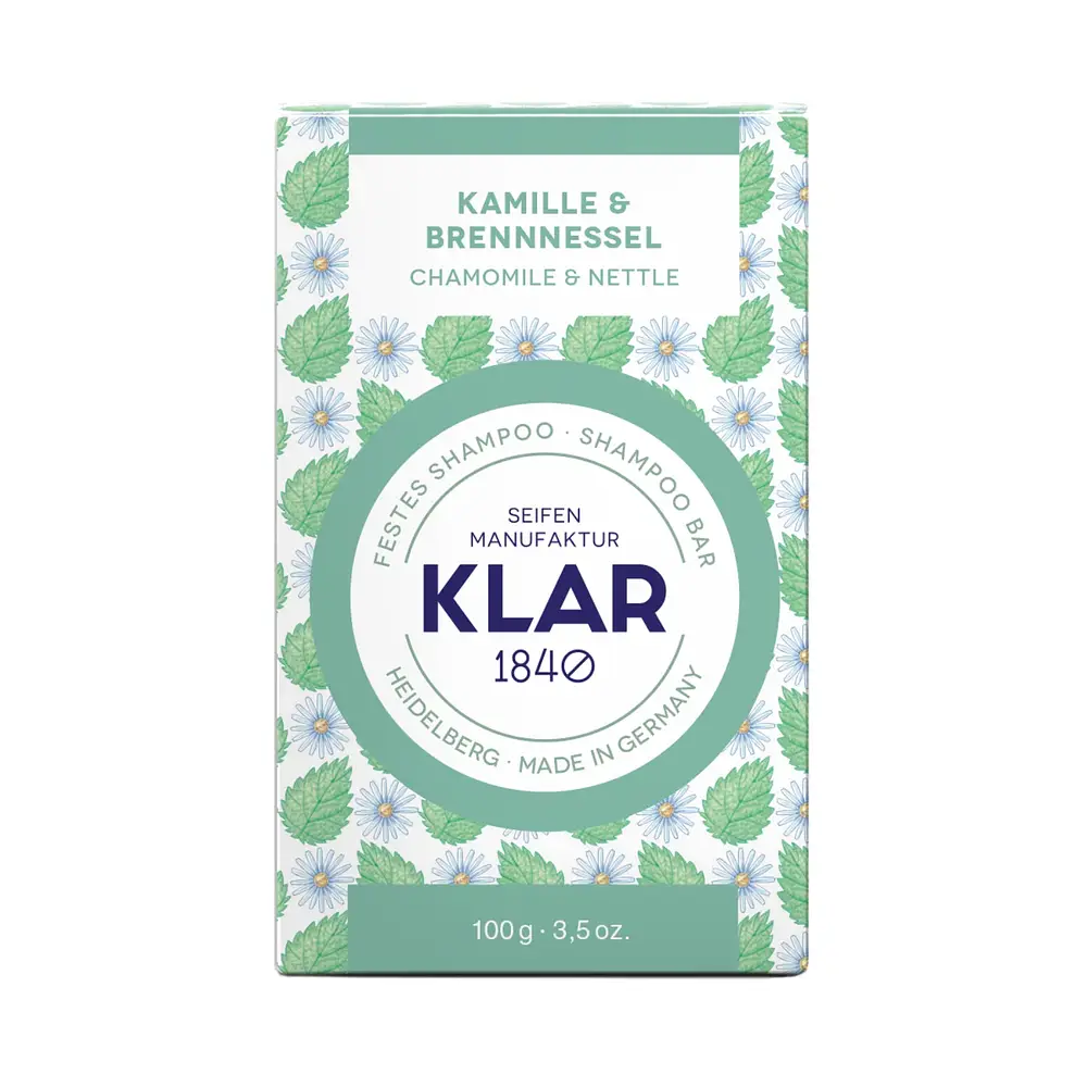 Klar Seifen Chamomile & Nettle Shampoo Bar