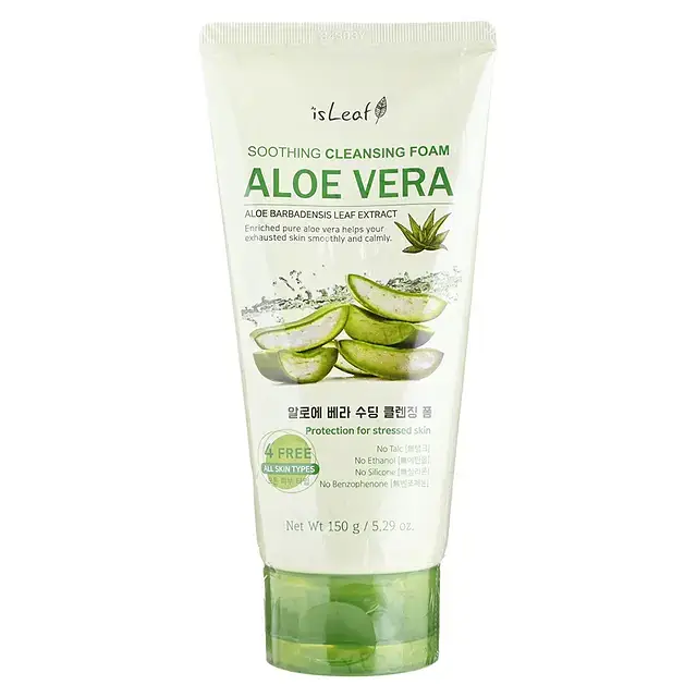 Isleaf Aloe Vera Soothing Cleansing Foam