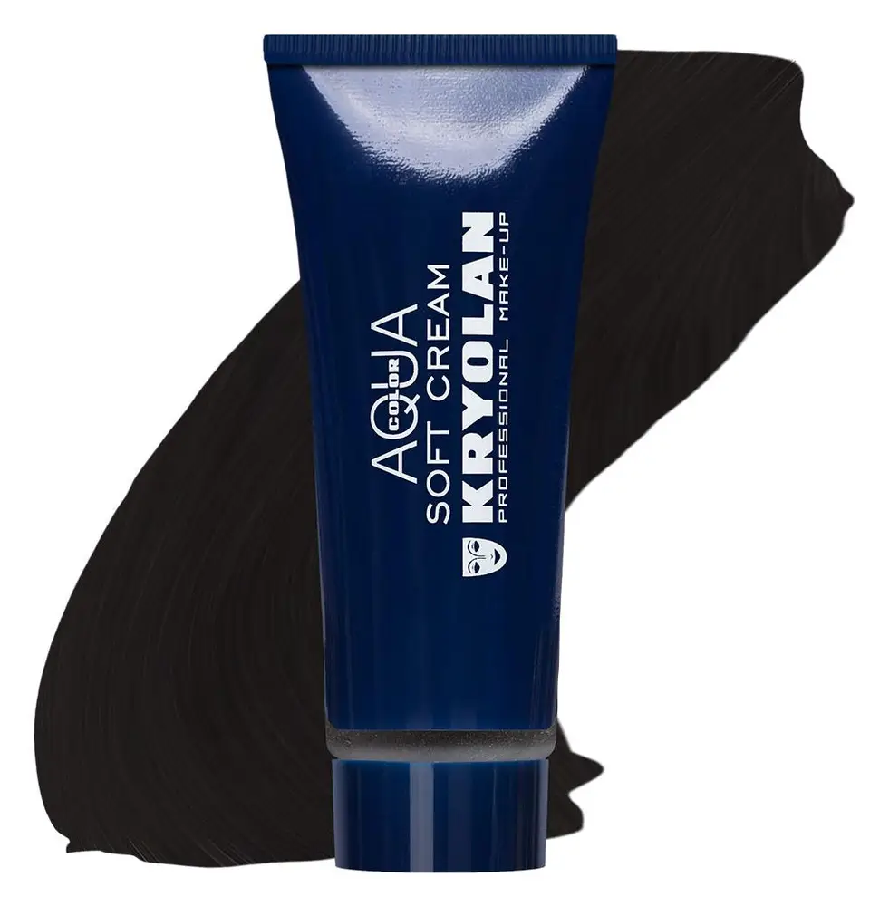 Kryolan Aquacolor Soft Cream Deep Black