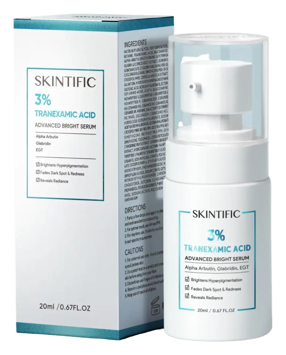 Skintific 3% Tranexamic Acid Advanced Bright Serum