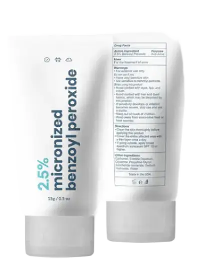 Seek Space Micronized Benzoyl Peroxide 2.5%