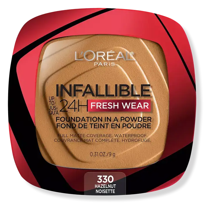 L'Oreal Infallible Fresh 24H Wear Foundation In A Powder 330 Hazelnut