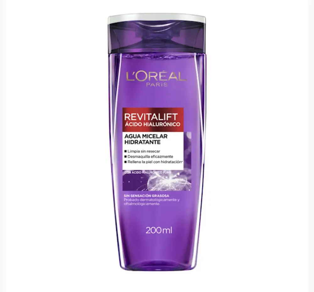 L'Oreal Revitalift Acido Hialuronico Agua Micelar Hidratante Mexico