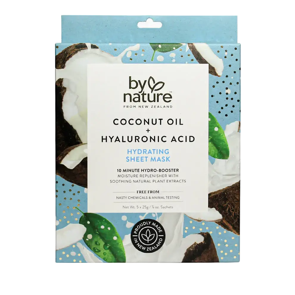 By Nature Coconut Oil + Hyaluronic Acid Hydrating Sheet Mask