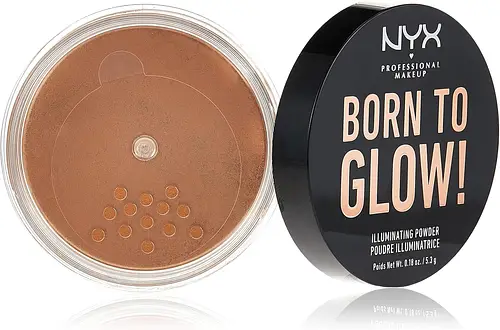 NYX Cosmetics Born To Glow Illuminating Powder Warm Strobe