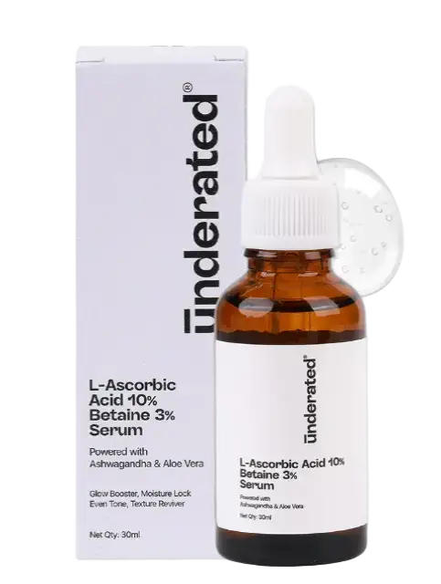 Underated L-Ascorbic Acid 10% & Betaine 3% Serum