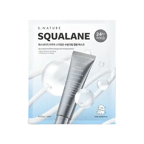S.NATURE Aqua Squalane Moisturizing Cream Wrapping Mask