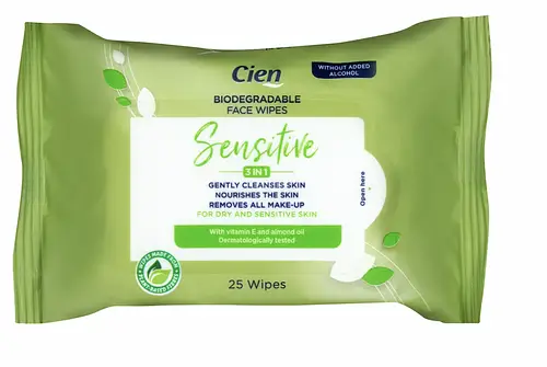Cien Face Wipes Sensitive