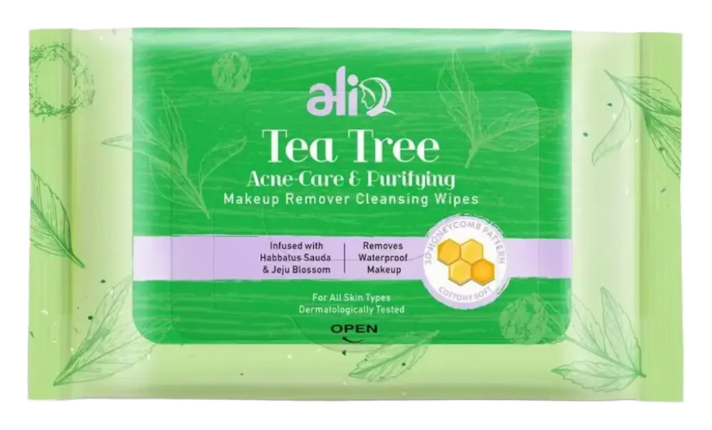 ALIA Tea Tree Makeup Remover Cleansing Wipes