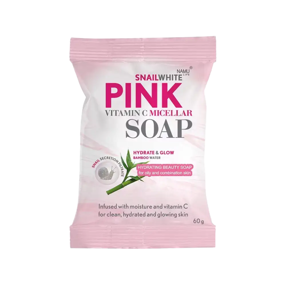 Snail White Pink Vitamin C Micellar Soap