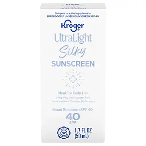 Kroger Ultralight Silky Sunscreen Lotion SPF 40