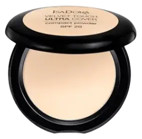 ISADORA Velvet Touch Ultra Cover Compact Powder SPF 20 Fair Porcelain