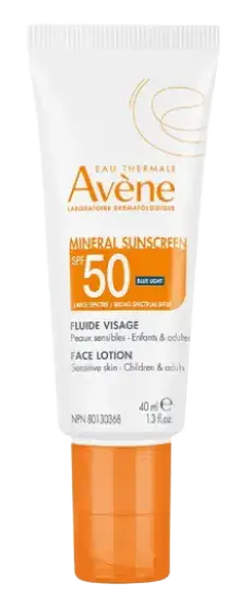 Avène Mineral Sunscreen SPF 50 Face Lotion